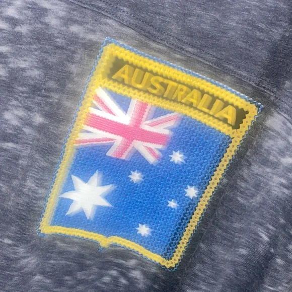 CHASER AUSTRALIA RAGLAN OLYMPIADS FOOTBALL T NWT❣️ - Picture 4 of 5